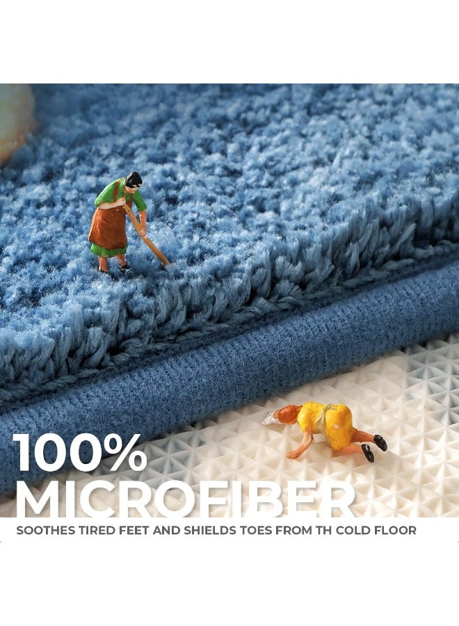 Tyrafry Bath Rug Cute Space Bathroom Rug Mat for Bathroom, Soft Microfiber Rug Water Absorbent Bath Mat fot Kids, Bedroom, Kitchen, Dinning, Non Skid Machine Washable Funny Rug (Planet, 16x24) - Image 4